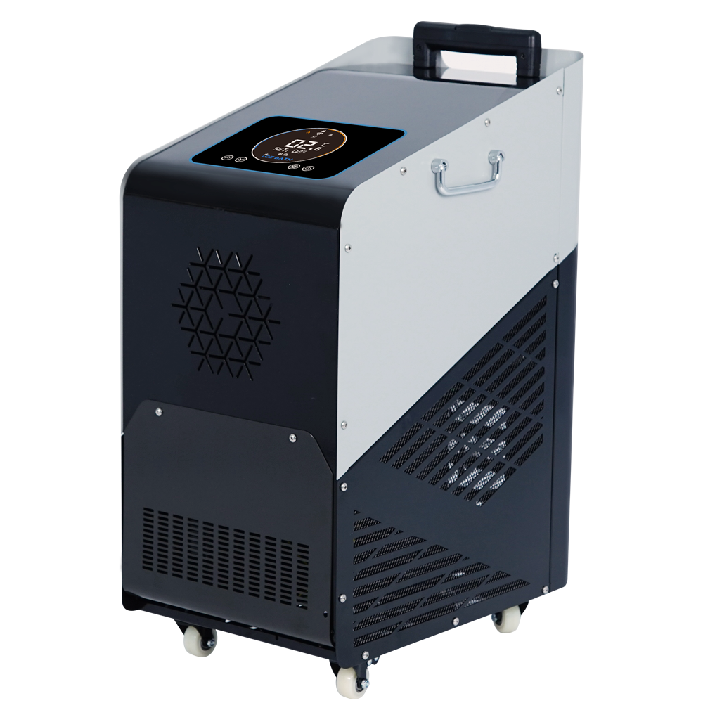 Portable Ice Bath Chiller for Existing Home Bathtubs with Telescopic Handle & Wheels